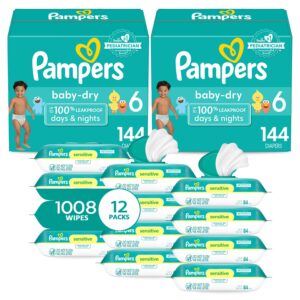 Pampers Baby-Dry Nappies Size 6 15+kg, 33+ lbs 19's